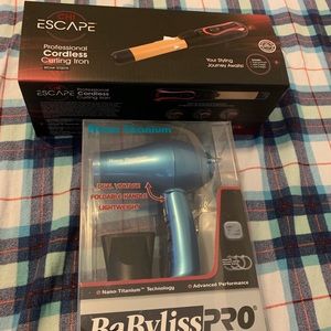 Chi travel curler / babyliss travel dryer